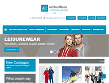Tablet Screenshot of michaelhope.co.uk